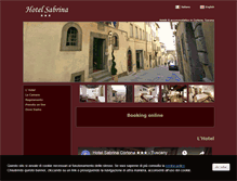 Tablet Screenshot of hotelsabrinacortona.it